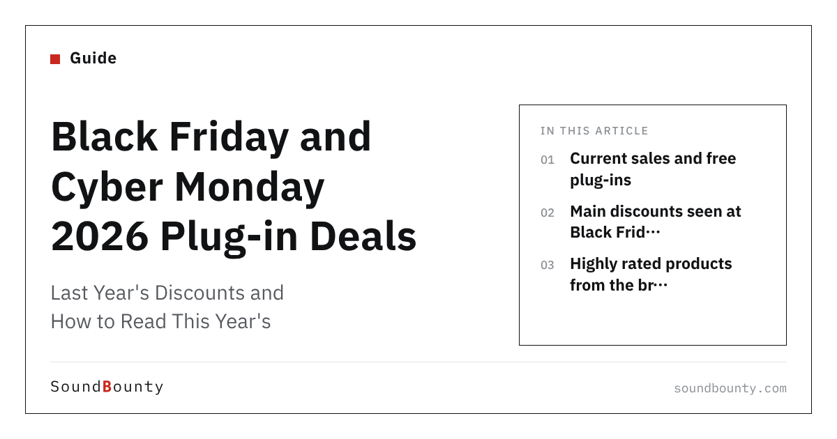 Black Friday and Cyber Monday 2026 Plug-in Deals: Last Year's Discounts and How to Read This Year's
