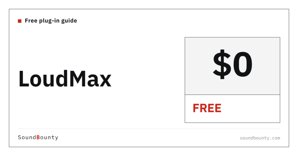 LoudMax is free: features, how to get it and supported formats (2026)