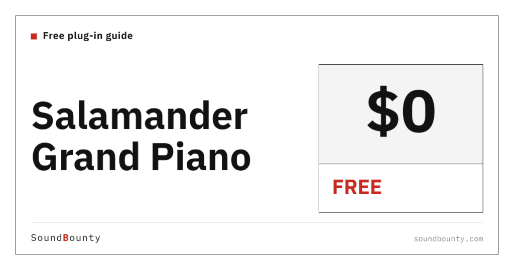 Salamander Grand Piano is free: what it is, how to get it and how to play it (2026)