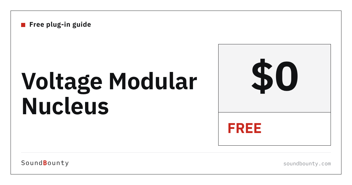 Voltage Modular Nucleus is free: features, how to get it and supported systems (2026)