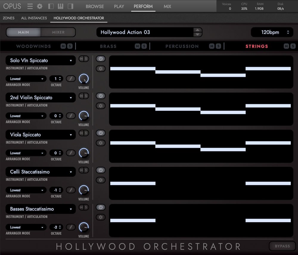 Hollywood Orchestra Opus Diamond