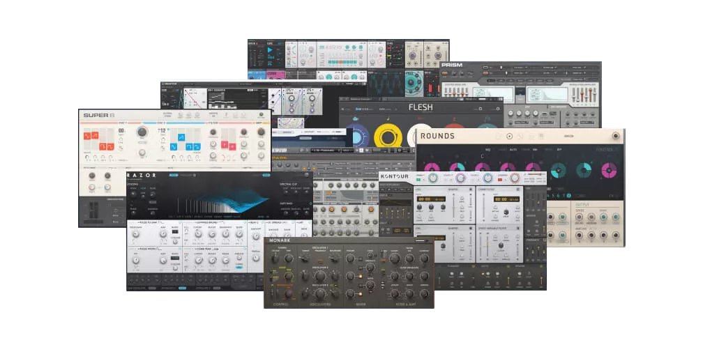 Reaktor Synthesizer Bundleの画面