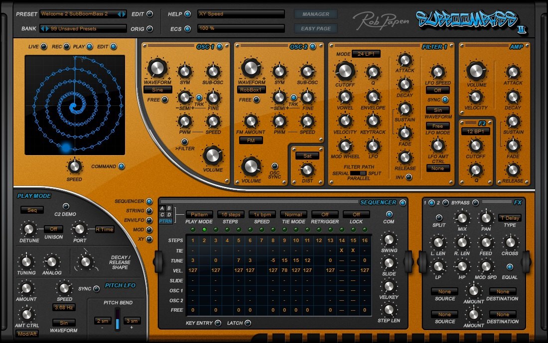SubBoomBass 2の画面