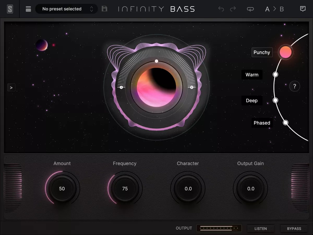 Infinity Bassの画面