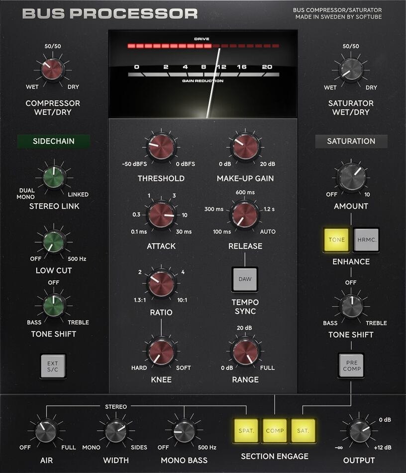 Bus Processorの画面