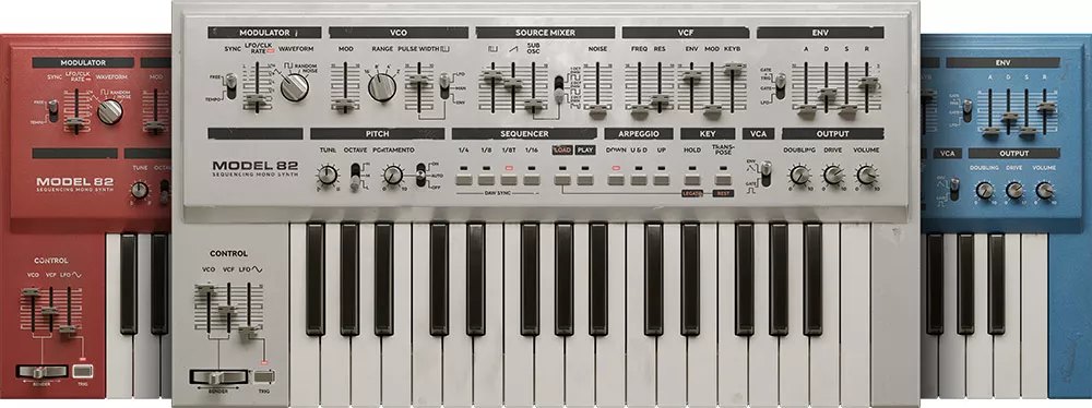 Model 82 Sequencing Mono Synthの画面