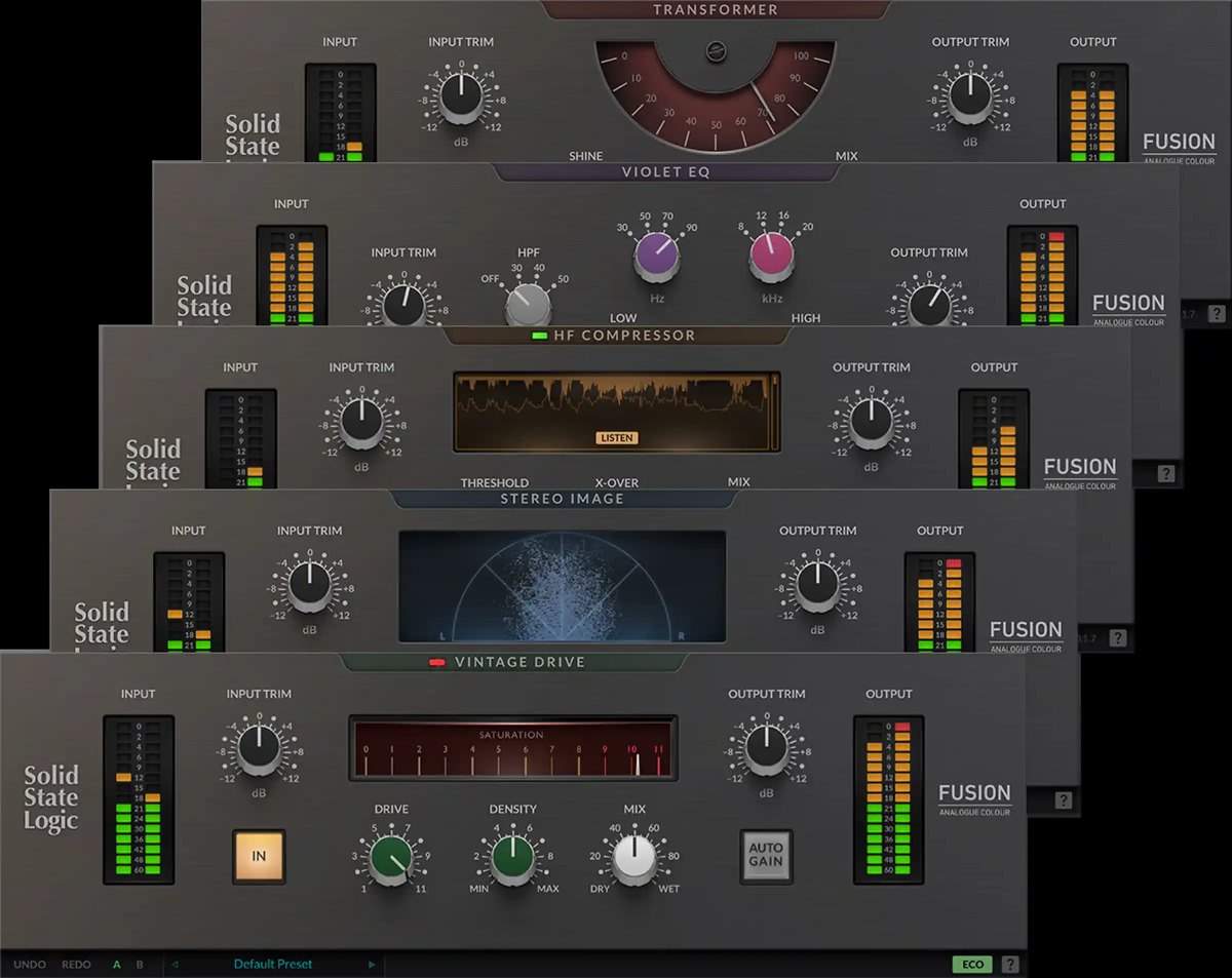 SSL Fusion Bundleの画面