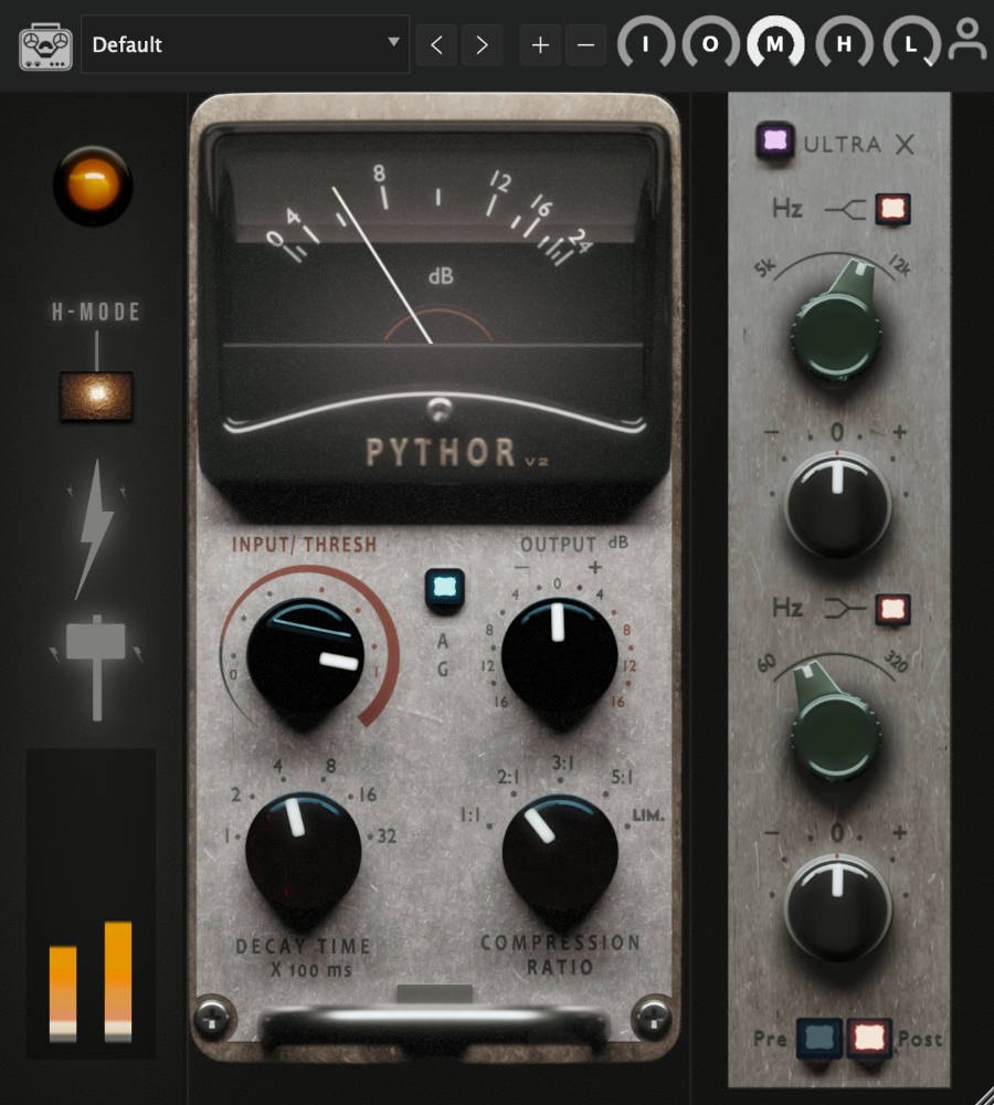 Pythor V2の画面