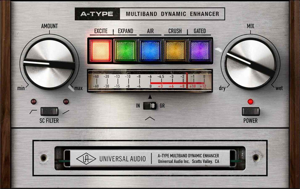 A-Type Multiband Dynamic Enhancerの画面