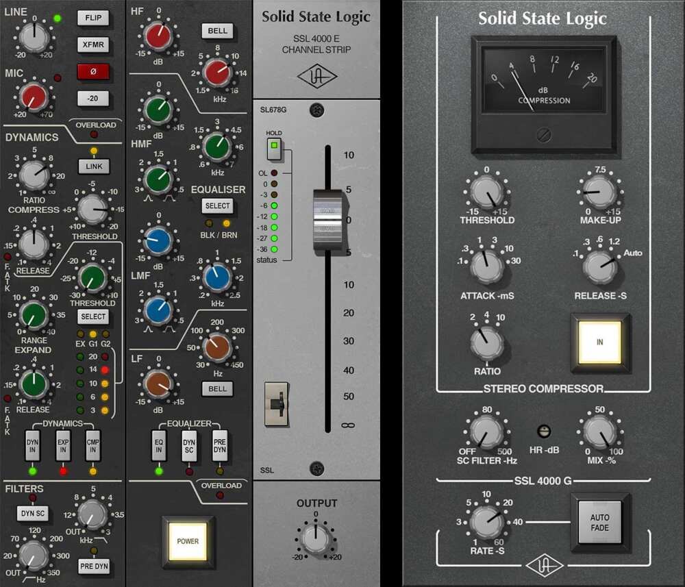 SSL 4000 Series Console Bundleの画面