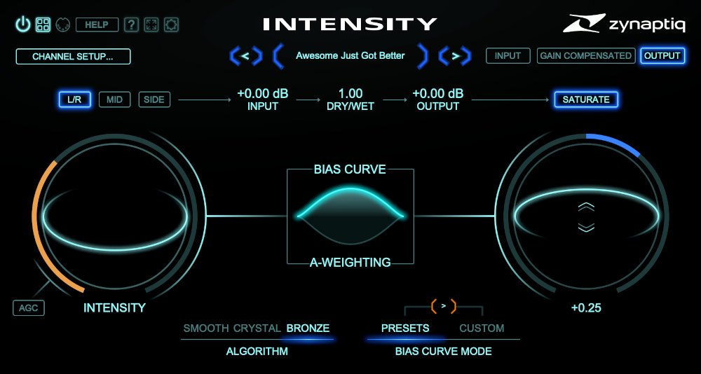 INTENSITY 2の画面